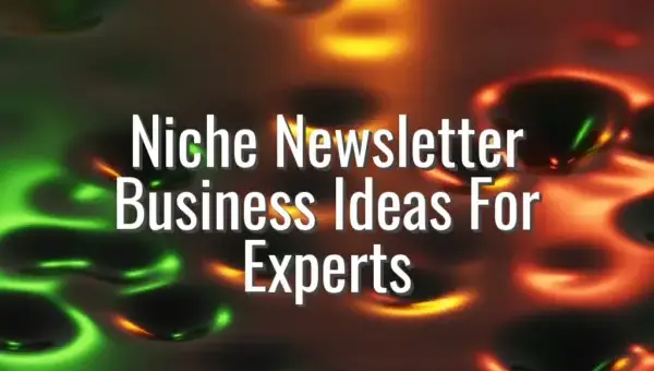 Niche Newsletter Business Ideas For Experts - niche newsletter business ideas